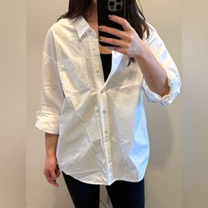 Wilfred Classic White Button Down Shirt
